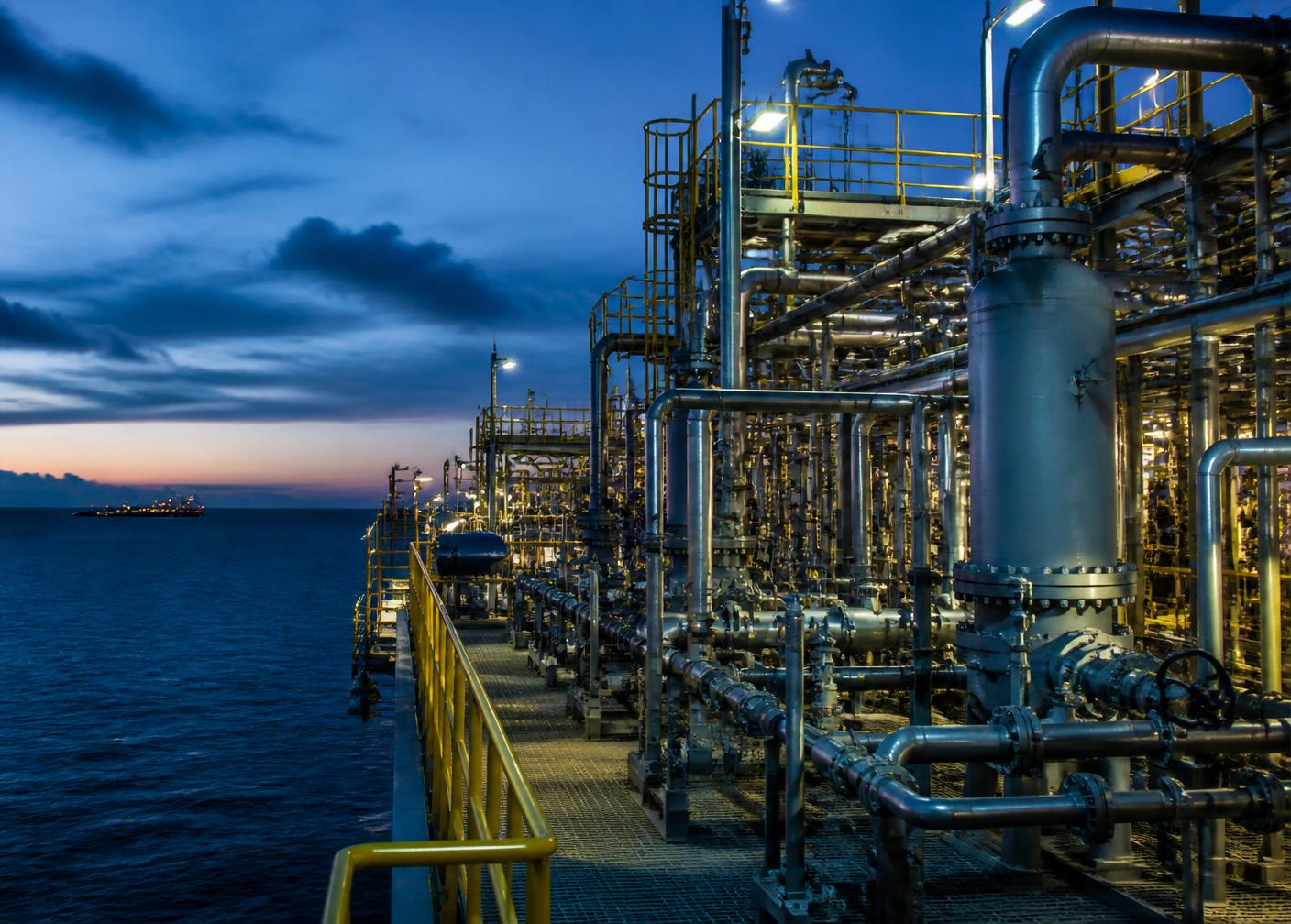 Oil and gas processing facility